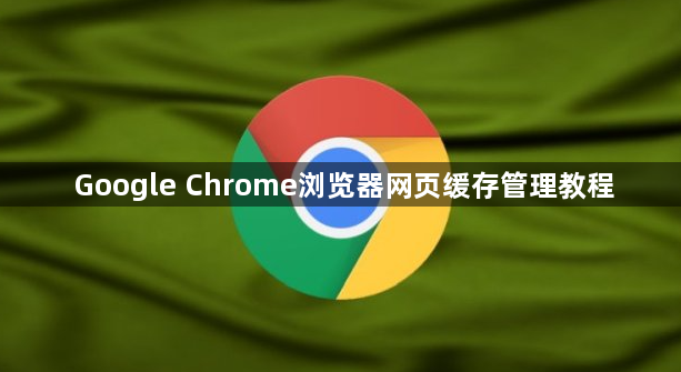 Google Chrome浏览器网页缓存管理教程1