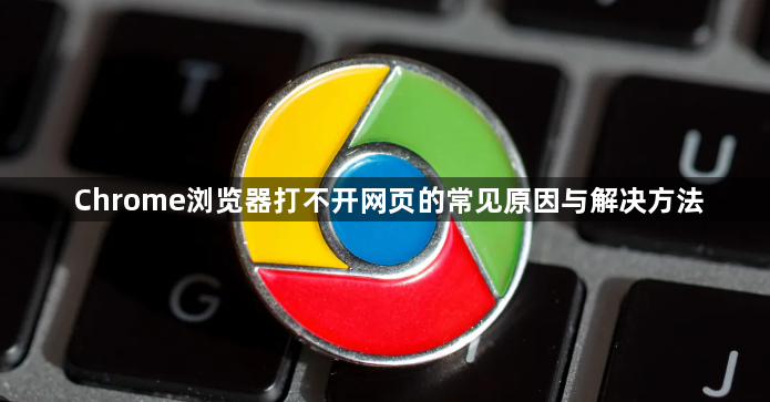 Chrome浏览器打不开网页的常见原因与解决方法1