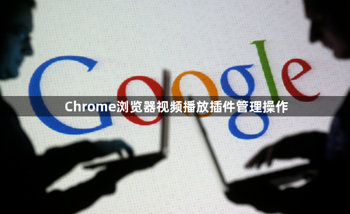 Chrome浏览器视频播放插件管理操作1