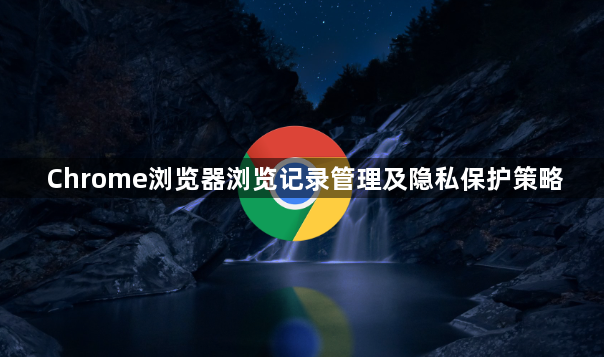 Chrome浏览器浏览记录管理及隐私保护策略1