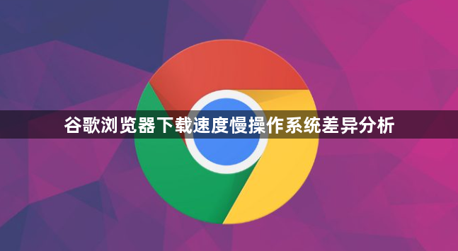 谷歌浏览器下载速度慢操作系统差异分析1
