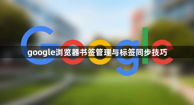 google浏览器书签管理与标签同步技巧1