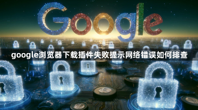 google浏览器下载插件失败提示网络错误如何排查1