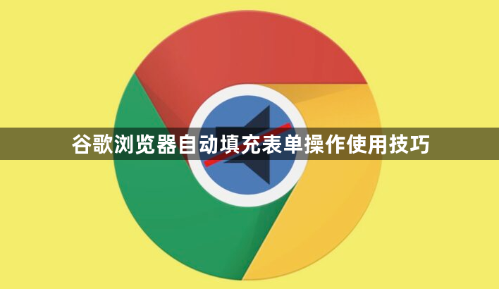 谷歌浏览器自动填充表单操作使用技巧1