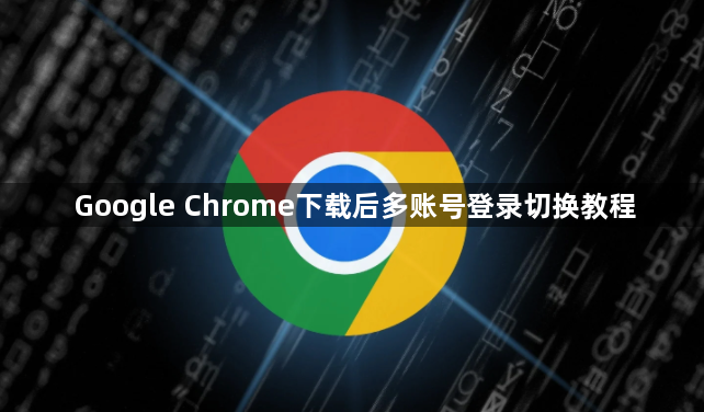 Google Chrome下载后多账号登录切换教程1