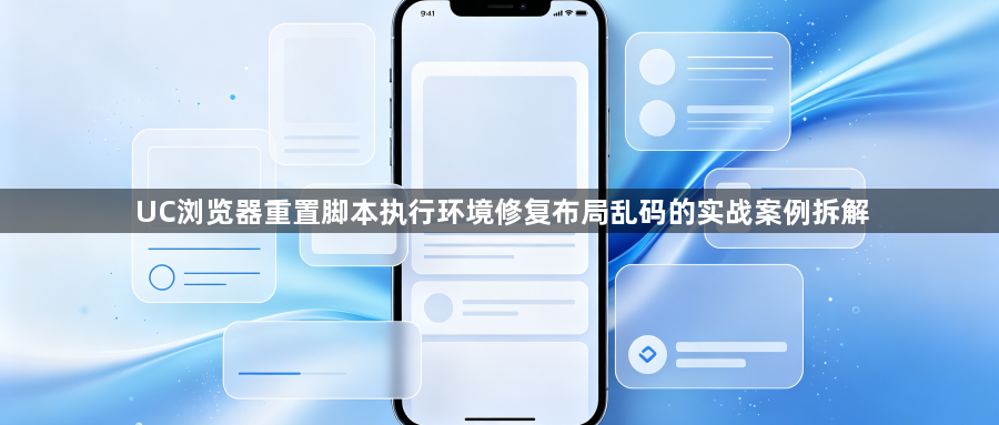 UC浏览器重置脚本执行环境修复布局乱码的实战案例拆解1
