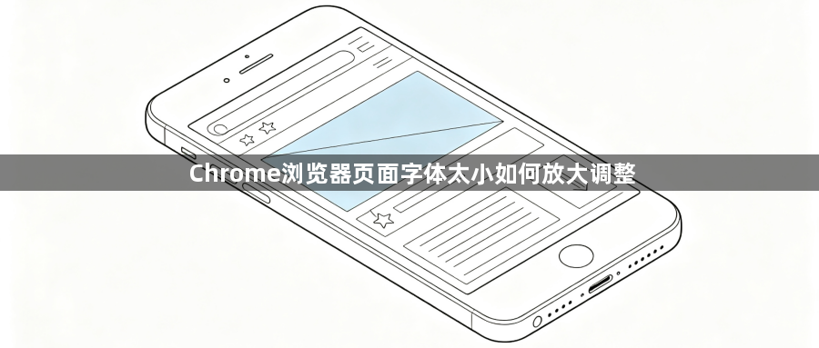 Chrome浏览器页面字体太小如何放大调整1