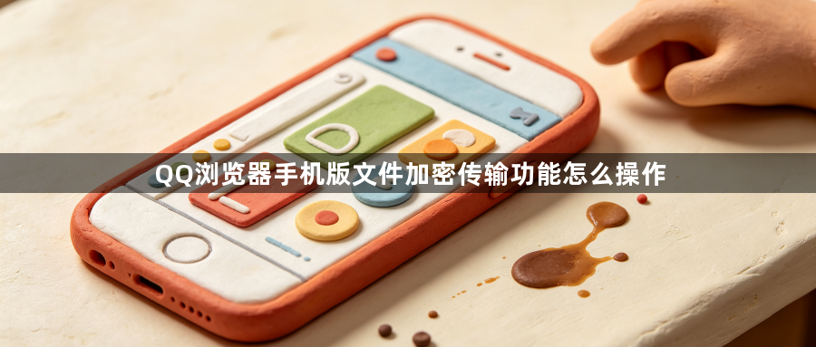 QQ浏览器手机版文件加密传输功能怎么操作1