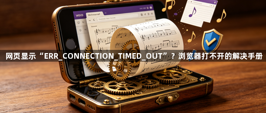 网页显示“ERR_CONNECTION_TIMED_OUT”?浏览器打不开的解决手册1
