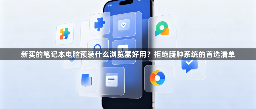 新买的笔记本电脑预装什么浏览器好用？拒绝臃肿系统的首选清单1