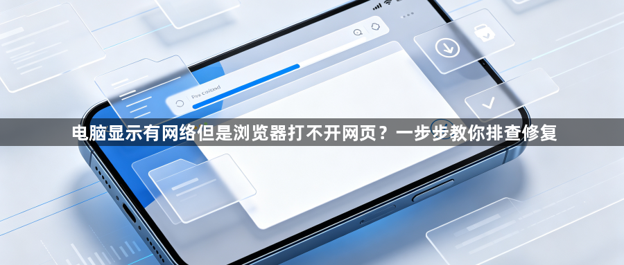 电脑显示有网络但是浏览器打不开网页？一步步教你排查修复1