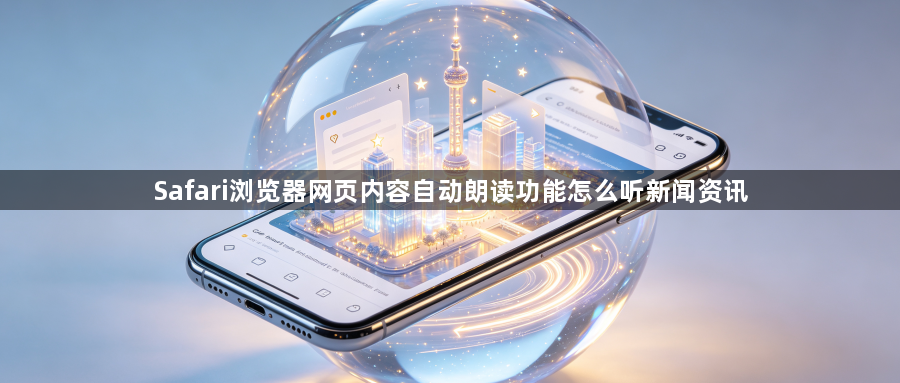 Safari浏览器网页内容自动朗读功能怎么听新闻资讯1