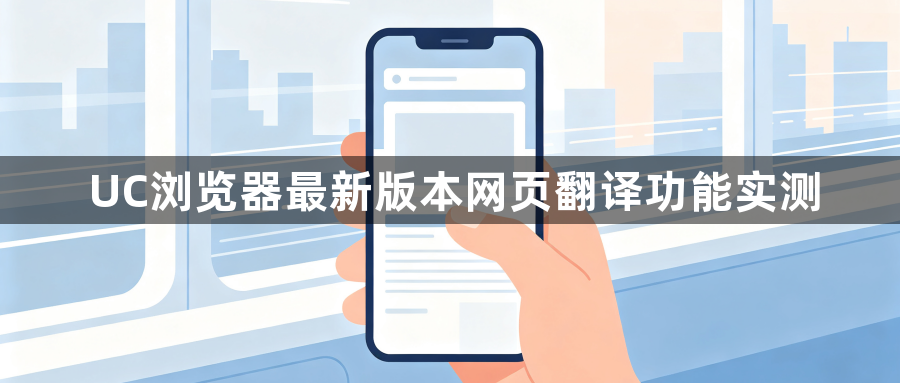 UC浏览器最新版本网页翻译功能实测1