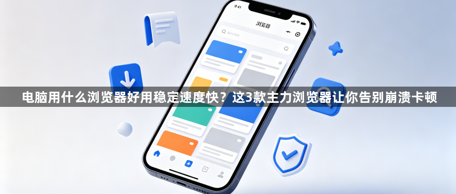 电脑用什么浏览器好用稳定速度快？这3款主力浏览器让你告别崩溃卡顿1