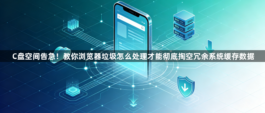 C盘空间告急！教你浏览器垃圾怎么处理才能彻底掏空冗余系统缓存数据1