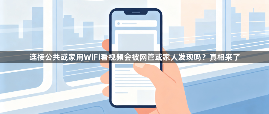 连接公共或家用WiFi看视频会被网管或家人发现吗？真相来了1