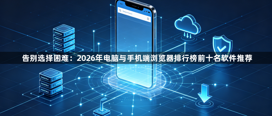 告别选择困难:2026年电脑与手机端浏览器排行榜前十名软件推荐1