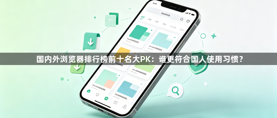 国内外浏览器排行榜前十名大PK：谁更符合国人使用习惯？1