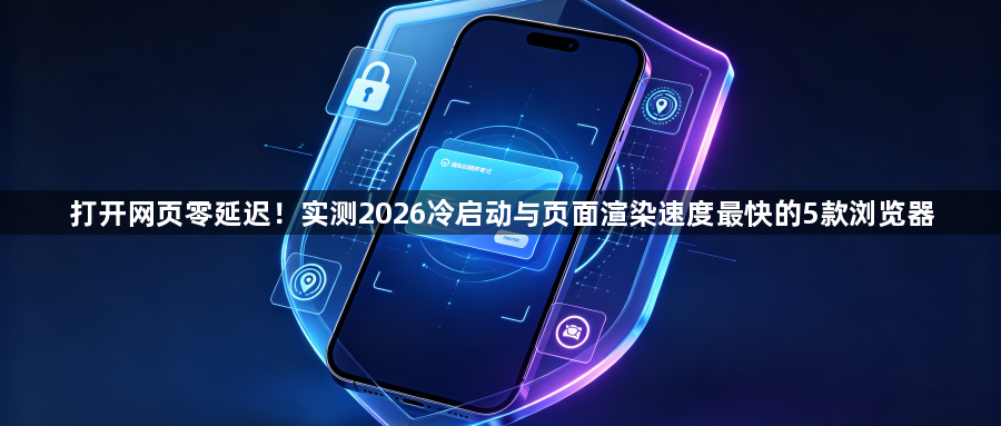 打开网页零延迟!实测2026冷启动与页面渲染速度最快的5款浏览器1