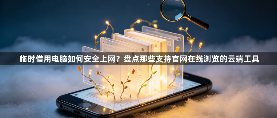 临时借用电脑如何安全上网？盘点那些支持官网在线浏览的云端工具1