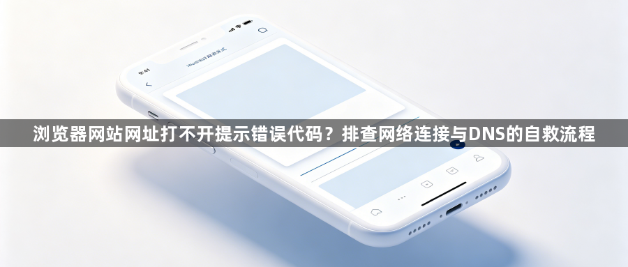 浏览器网站网址打不开提示错误代码？排查网络连接与DNS的自救流程1