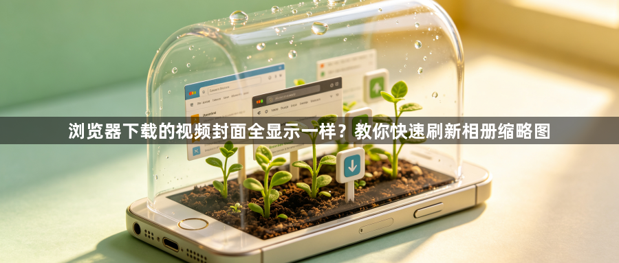 浏览器下载的视频封面全显示一样？教你快速刷新相册缩略图1