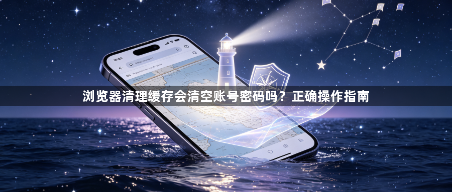 浏览器清理缓存会清空账号密码吗?正确操作指南1