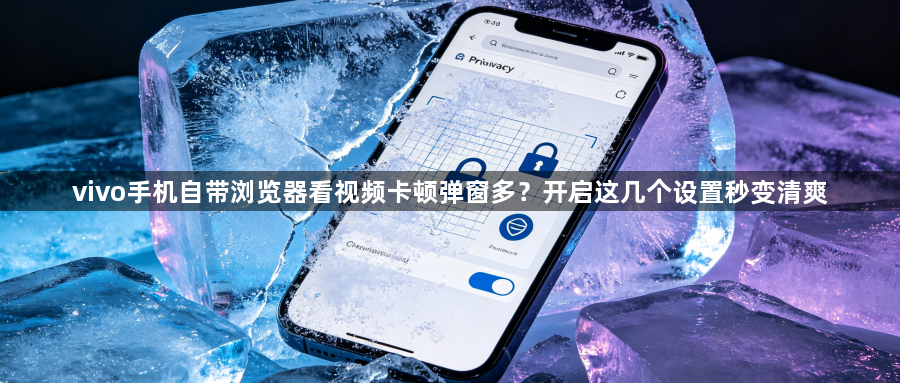 vivo手机自带浏览器看视频卡顿弹窗多？开启这几个设置秒变清爽1